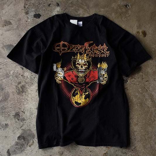 Y2K Ozzy Osbourne "Ozzfest 2007" フェス ロック Tシャツ 230725H