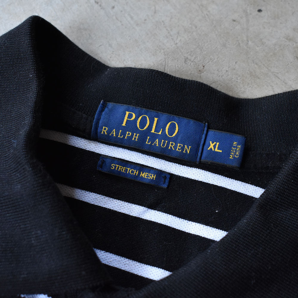 Polo Ralph Lauren “STRETCH MESH” ボーダー ポロシャツ 240720 S2164