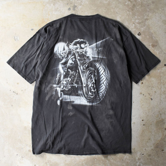 Y2K Muppet show “ANIMAL CYCLES” キャラクター バイク Tシャツ 250923H