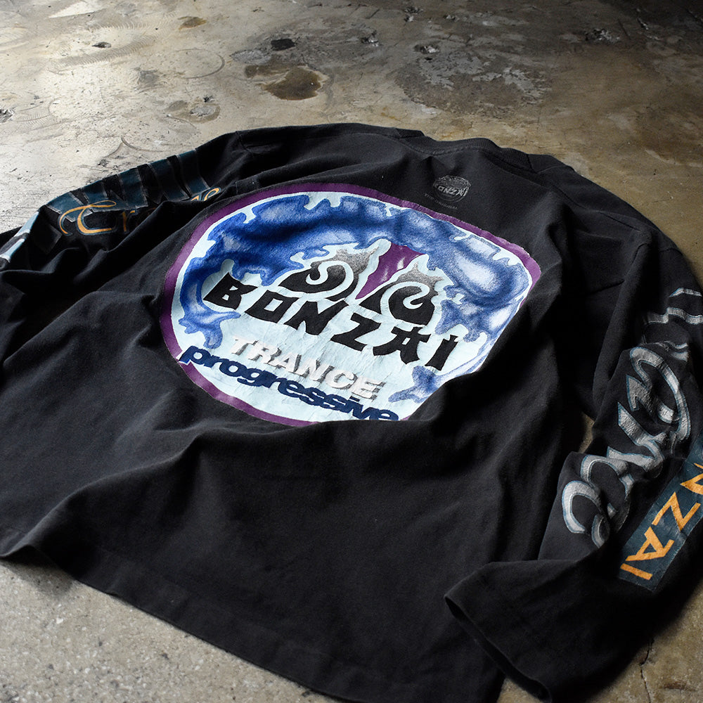 Y2K “Bonzai Trance Progressive” ロングスリーブTシャツ 240116H