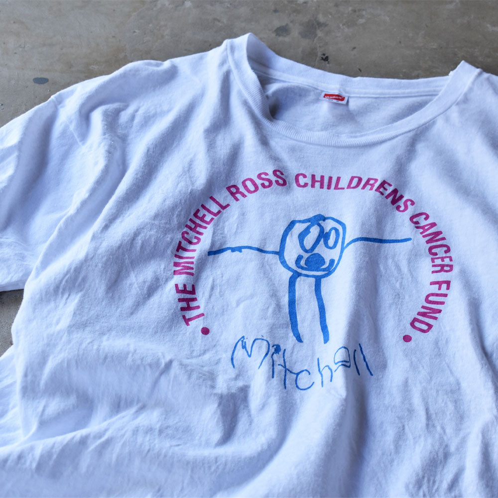 MITCHELL ROSS CHILDRENS CANCER FUND アートTシャツ 1990年〜 USA製 ヴィンテージ