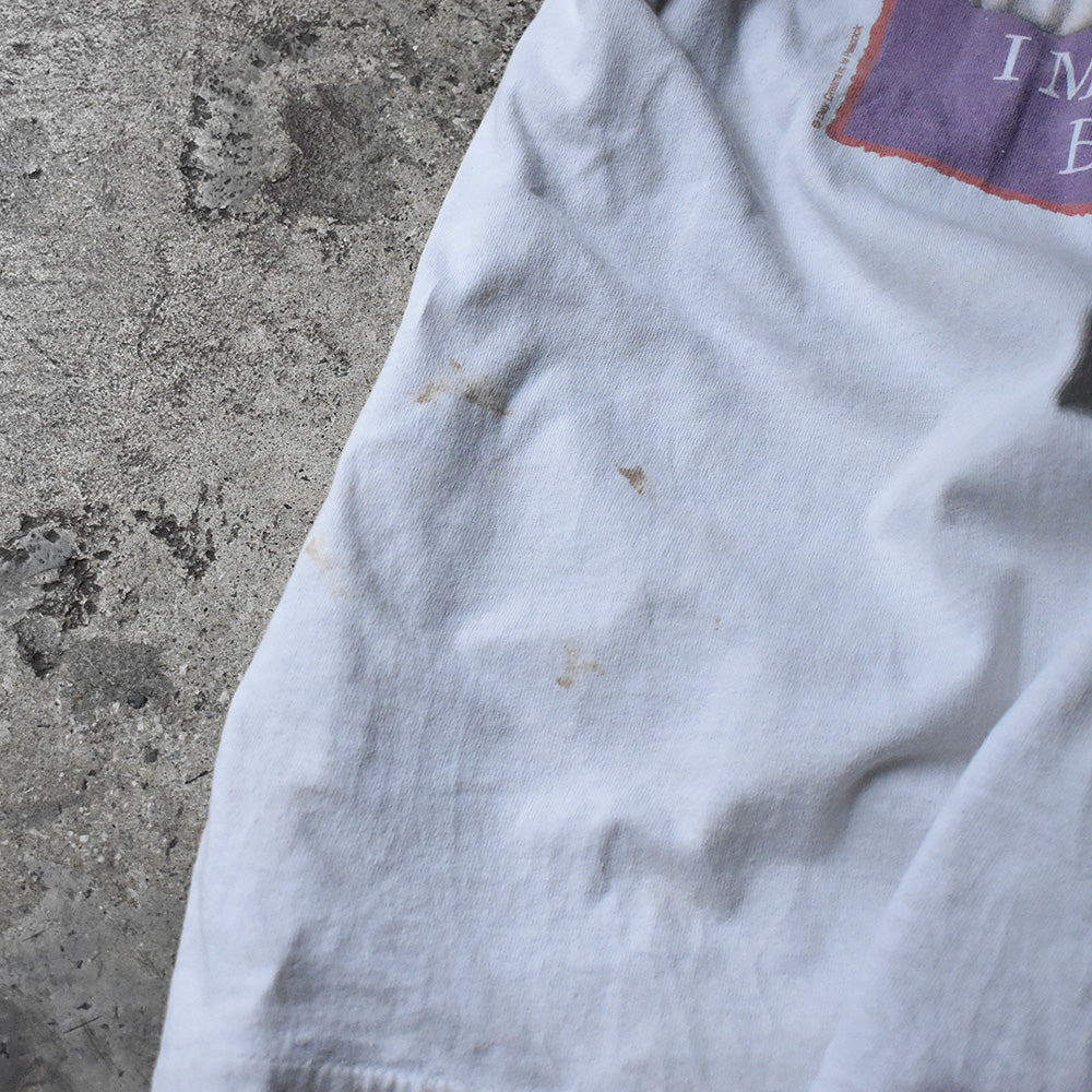 90's “Before My Morning Coffee, I Might As Well Be a Dog“ Cat Tシャツ 240516H