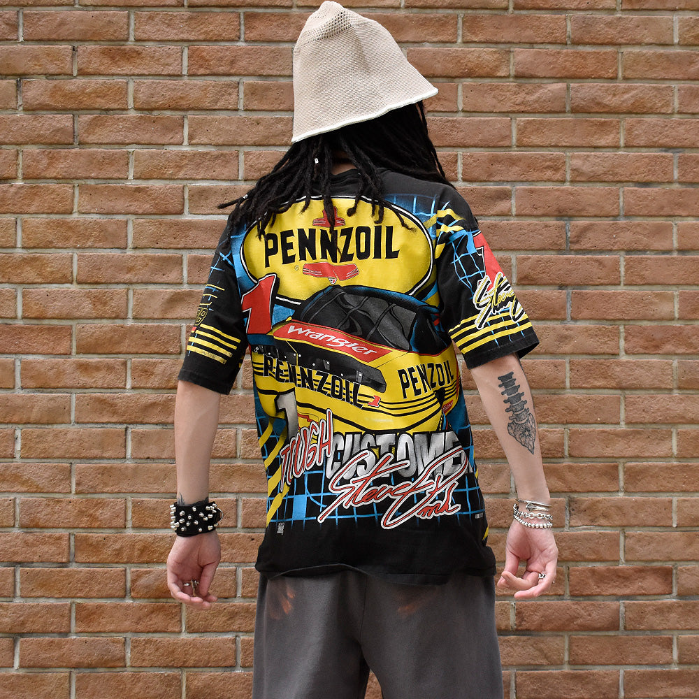 90's AOP！ CHASE authentics レーシング Tシャツ USA製 240711H