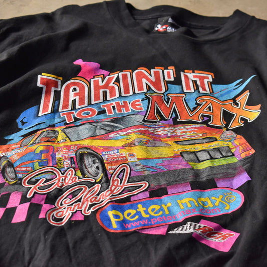 Y2K chase authentics NASCAR “TALKIN'IT TO THE MAX #3 Dale Earnhurt” レーシング Tシャツ 240504