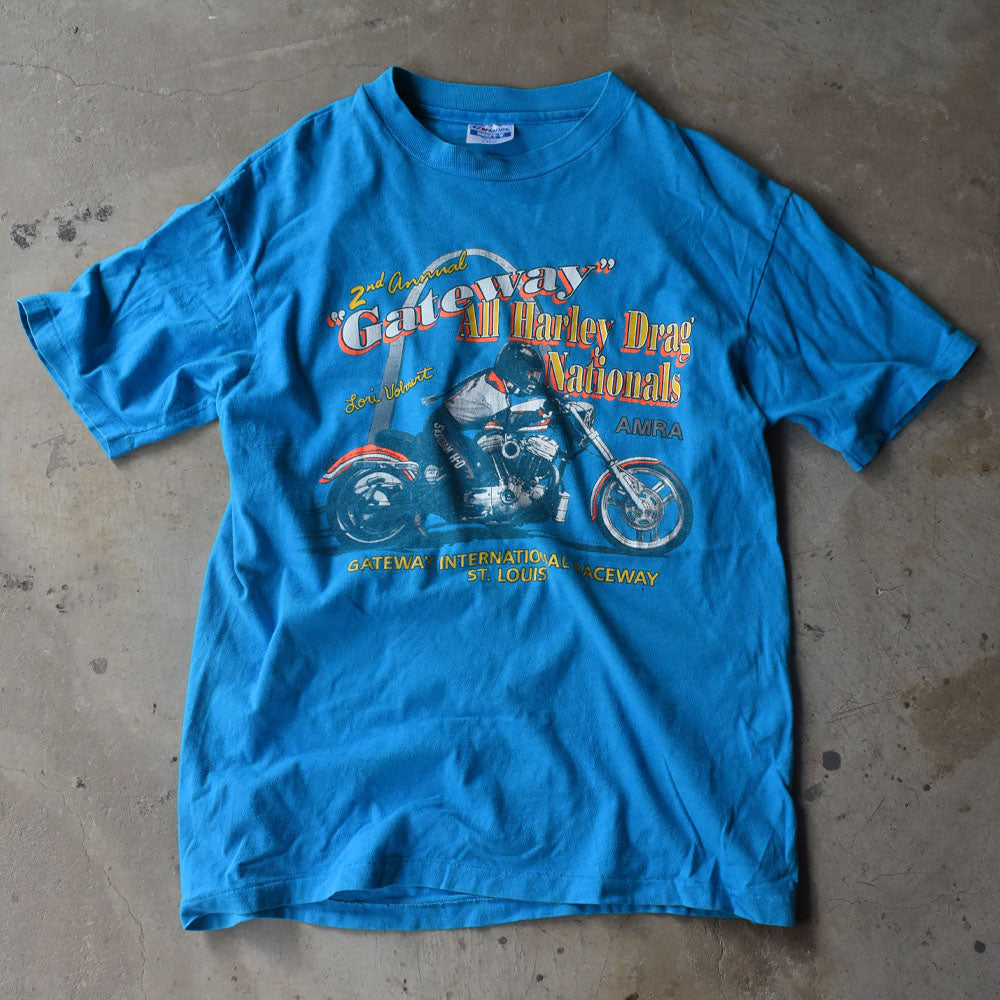 80’s Harley-Davidson “Gateway” 両面プリント Tシャツ USA製 240707