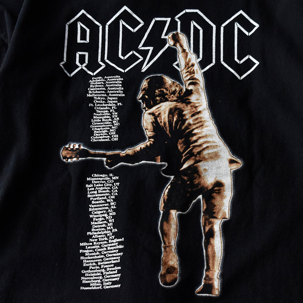 Y2K AC/DC "Stiff Upper Lip" Tour ロック Tシャツ 250806H
