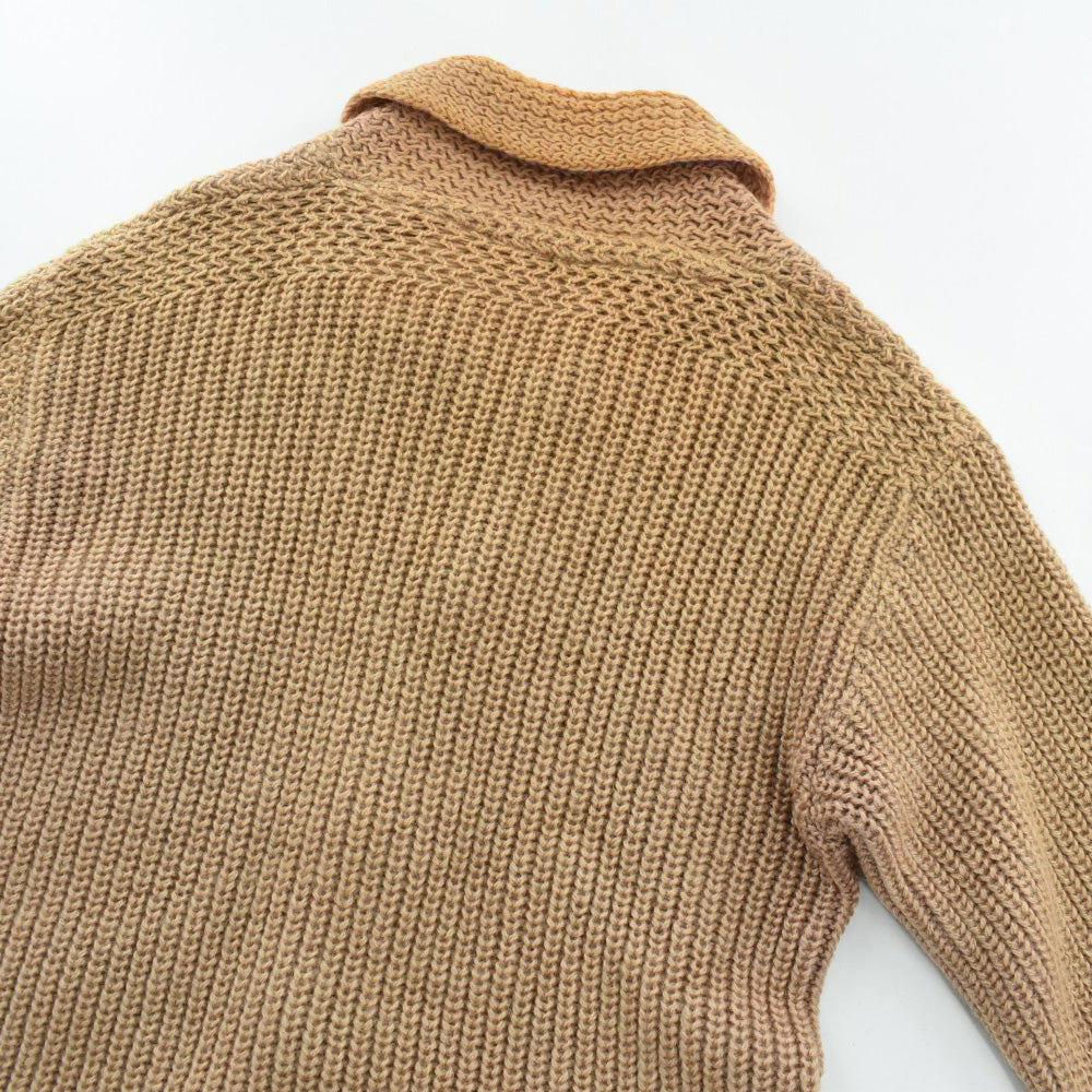 40's ショールカラー ニットカーディガン  260109H