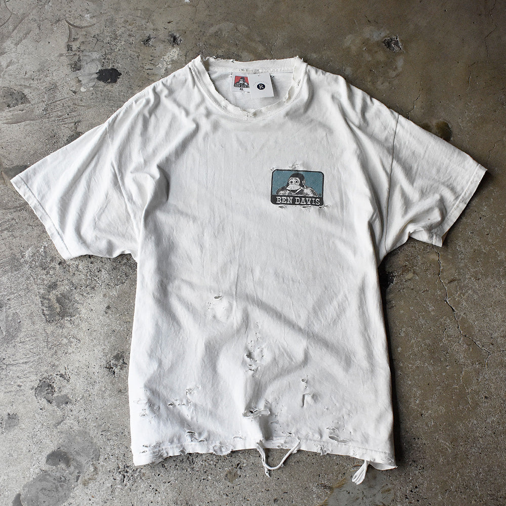 Y2K ボロ！ BEN DAVIS ロゴTシャツ 250525H
