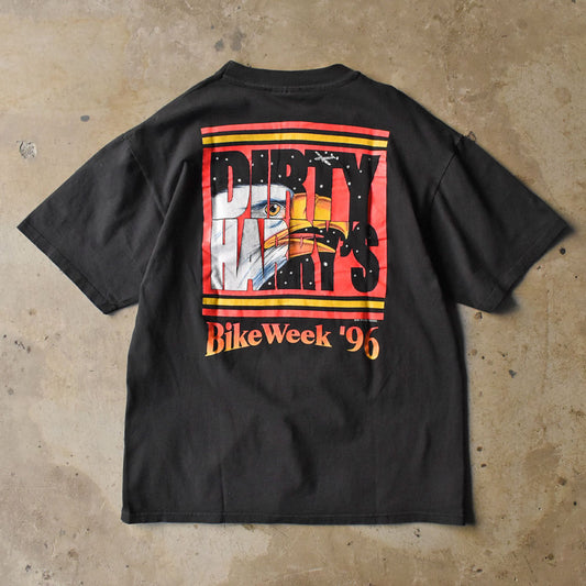 90’s Hanes ”DIRTY HARRY'S Bike Week '96” ポケット付き バイクTシャツ 250509