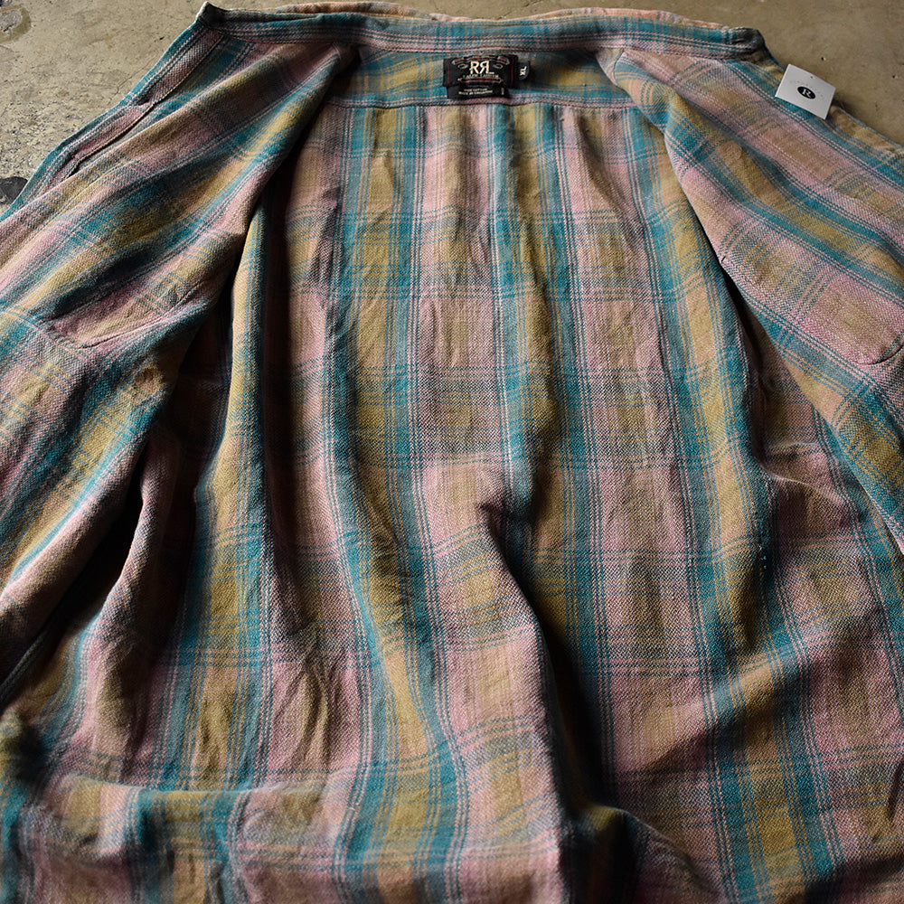 90's Ralph Lauren “RRL“ チェック柄 フランネルシャツ 240915H