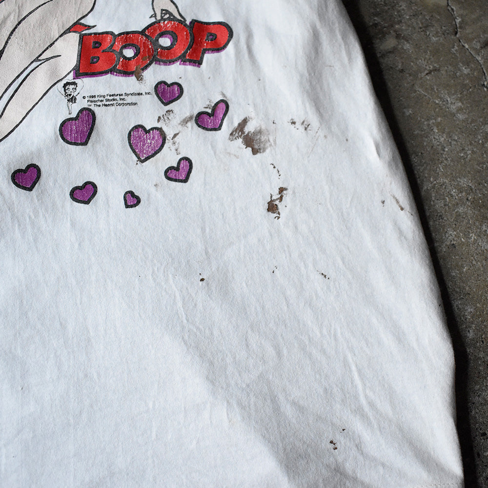 90's Betty Boop “HEART” Tシャツ 250627H