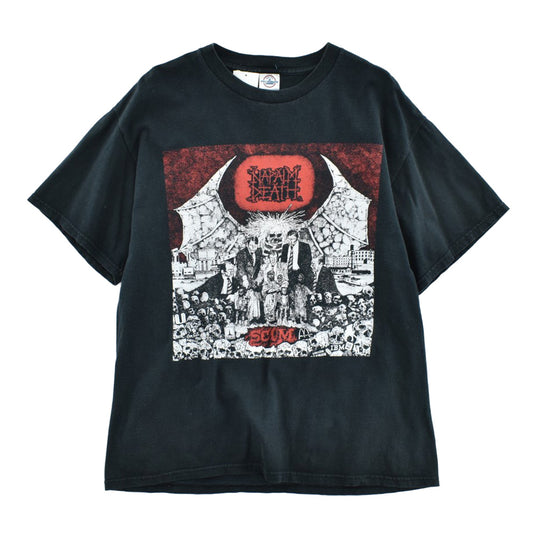 Y2K Napalm Death "SCUM" グラインドコア ロックTシャツ 260324H