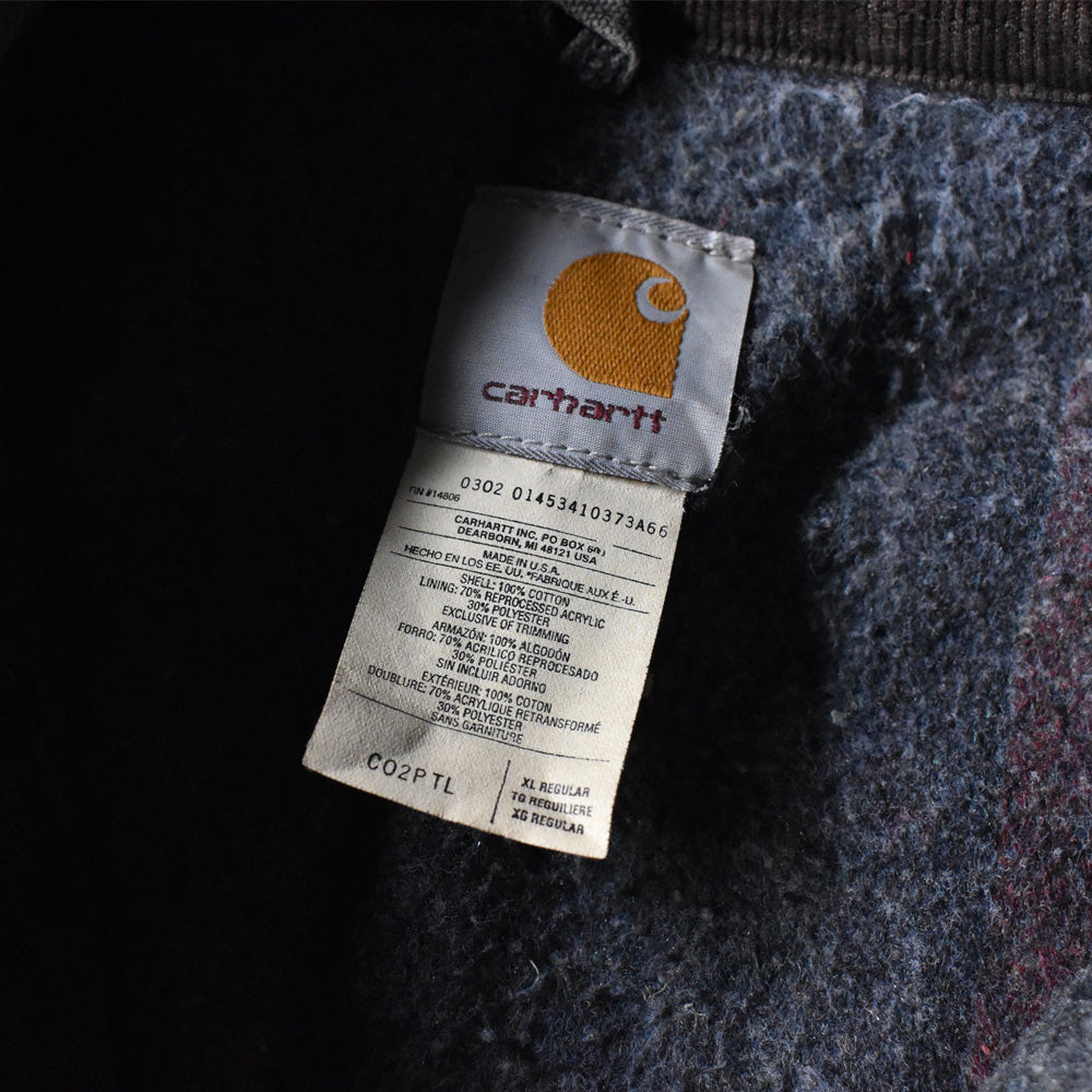 90's Carhartt ブランケットライナー ミシガンチョアコート USA製 231203