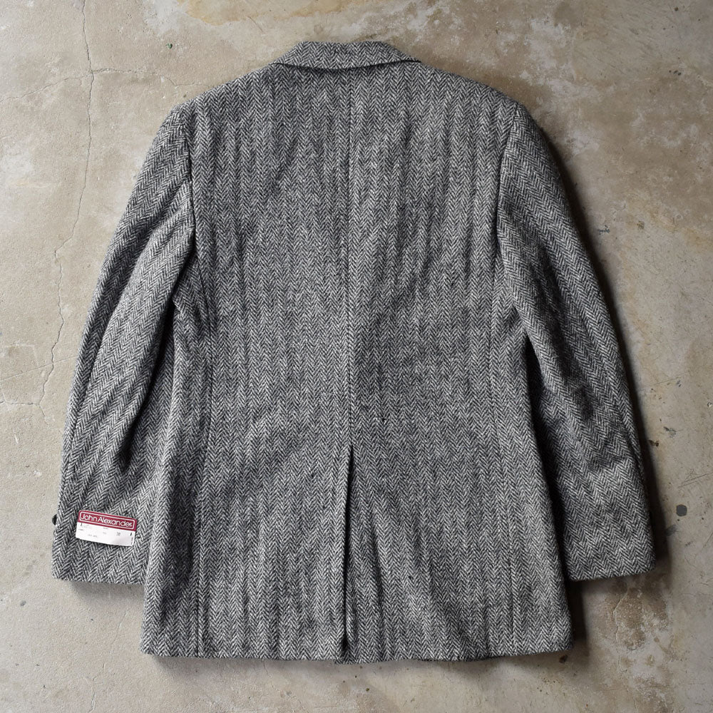 80’s John Alexander “Harris Tweed” テーラードジャケット NOS 251021H