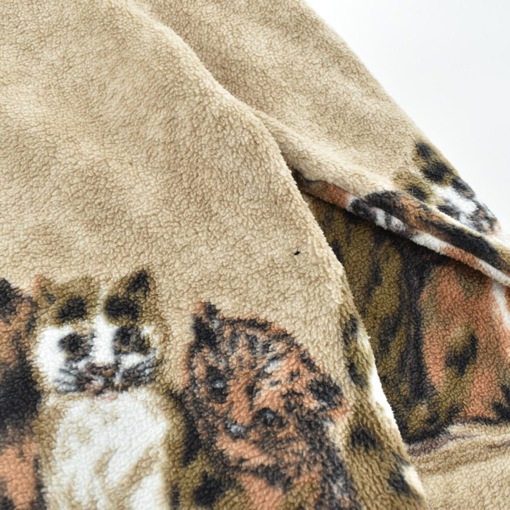 90's 猫 フリースジャケット 260224H