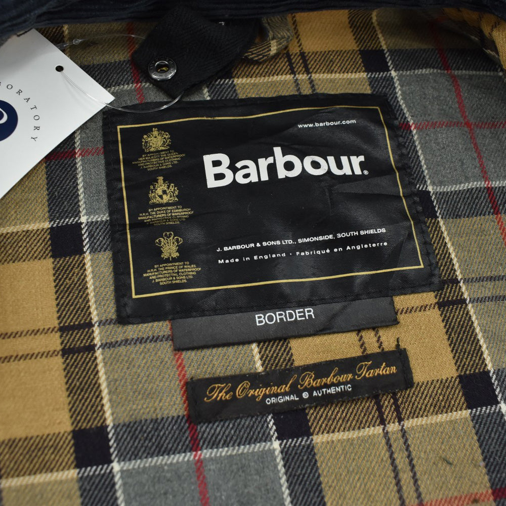 Barbour 3ワラント "BORDER" オイルドジャケット 紺 261016H