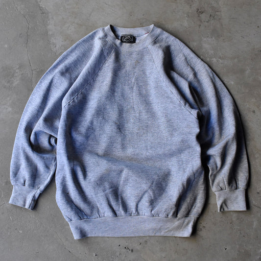 80’s RUGGED WEAR 3XL! 無地 ラグランスウェット USA製 241201