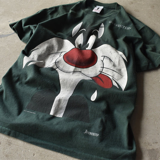 90's Looney Tunes/ルーニー・テューンズ ”SILVESTER” Tシャツ USA製 230811