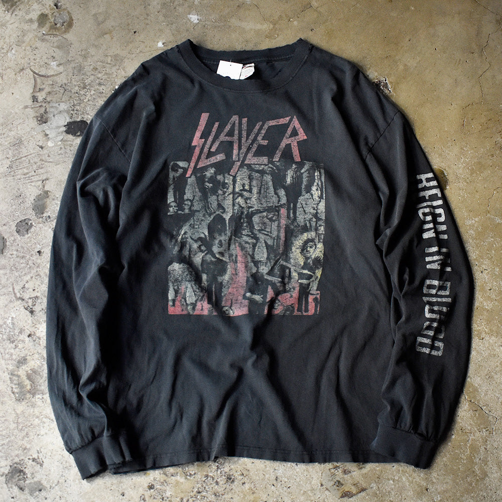 Y2K Slayer “Reign in Blood” 2003Tour ロングスリーブTシャツ 240113H
