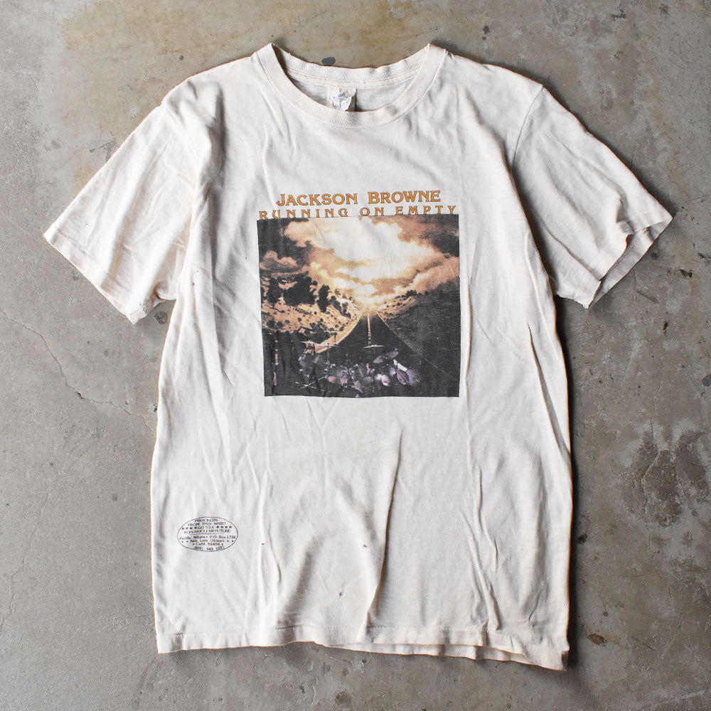 70’s Jackson Browne “Running On Empty” × adidas Tシャツ 250926H