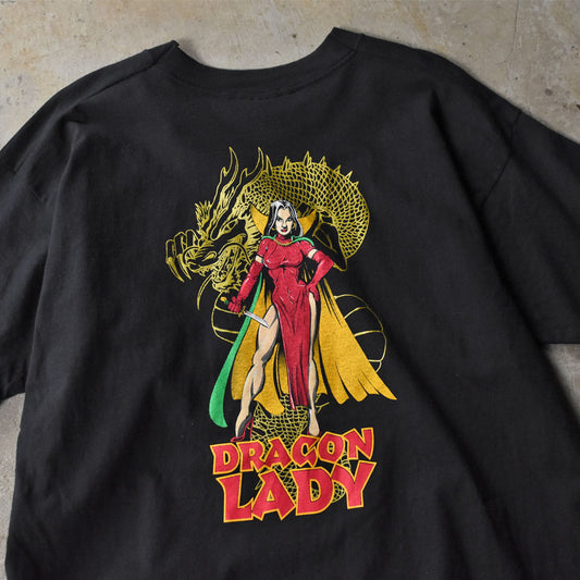 90’s Fruit of the Loom “DRAGON LADY” 航空機 Tシャツ 250612