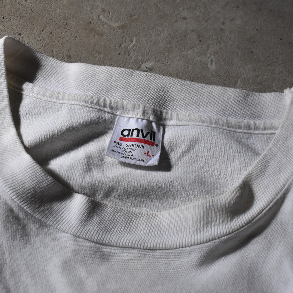 90's anvil “Budweiser / JUMP ON A BUD” カエル ビール 企業 Tシャツ USA製 240419