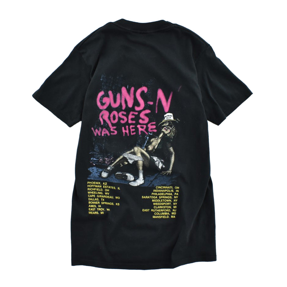 80's GUNS N' ROSES "Appetite for Destruction" 発禁 ロックTシャツ 260814H
