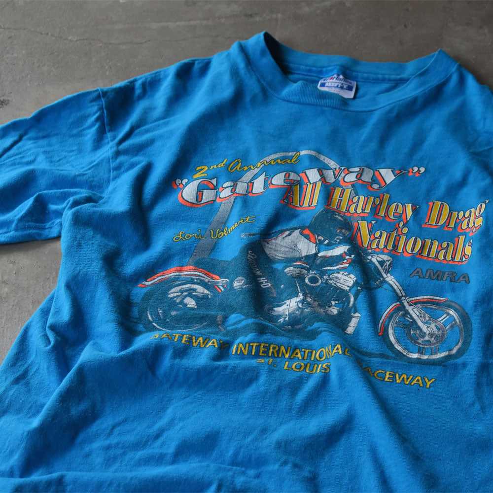 80’s Harley-Davidson “Gateway” 両面プリント Tシャツ USA製 240707