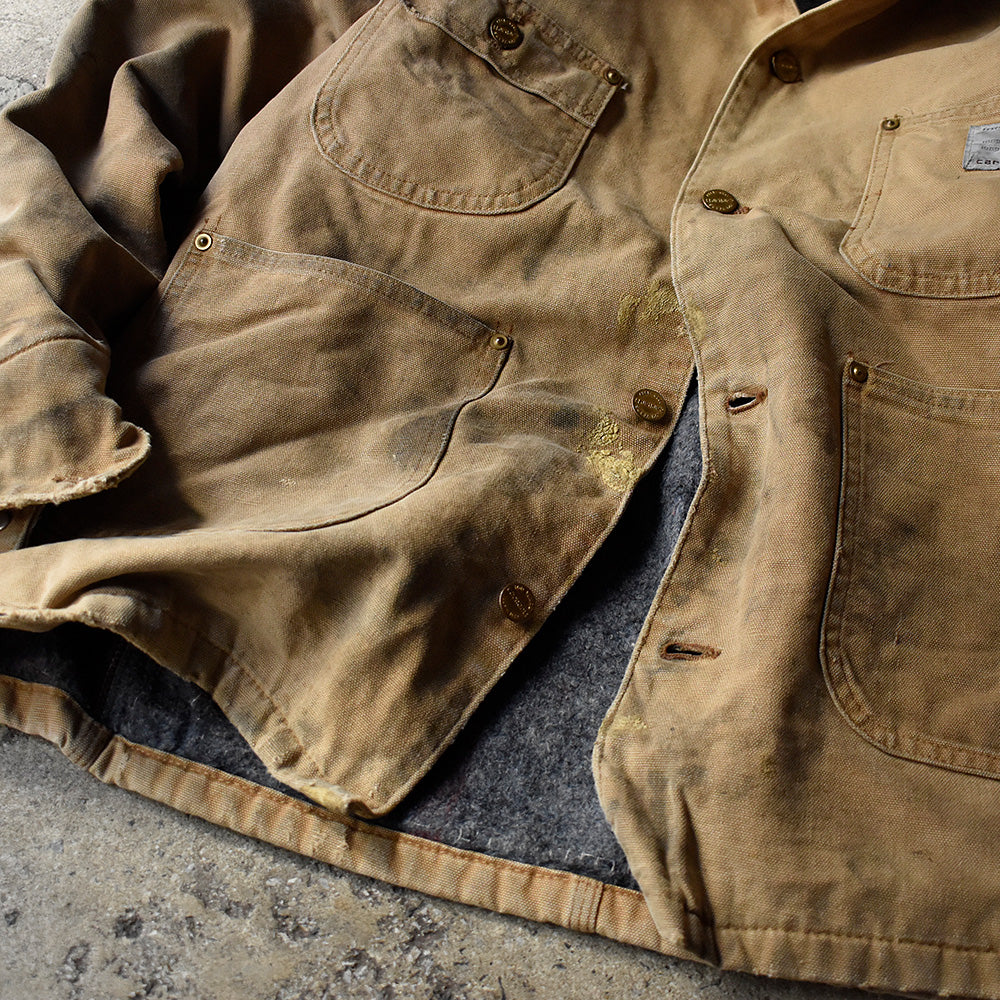 80's “100years” Carhartt ダック チョアコート ブランケットライナー 231220H