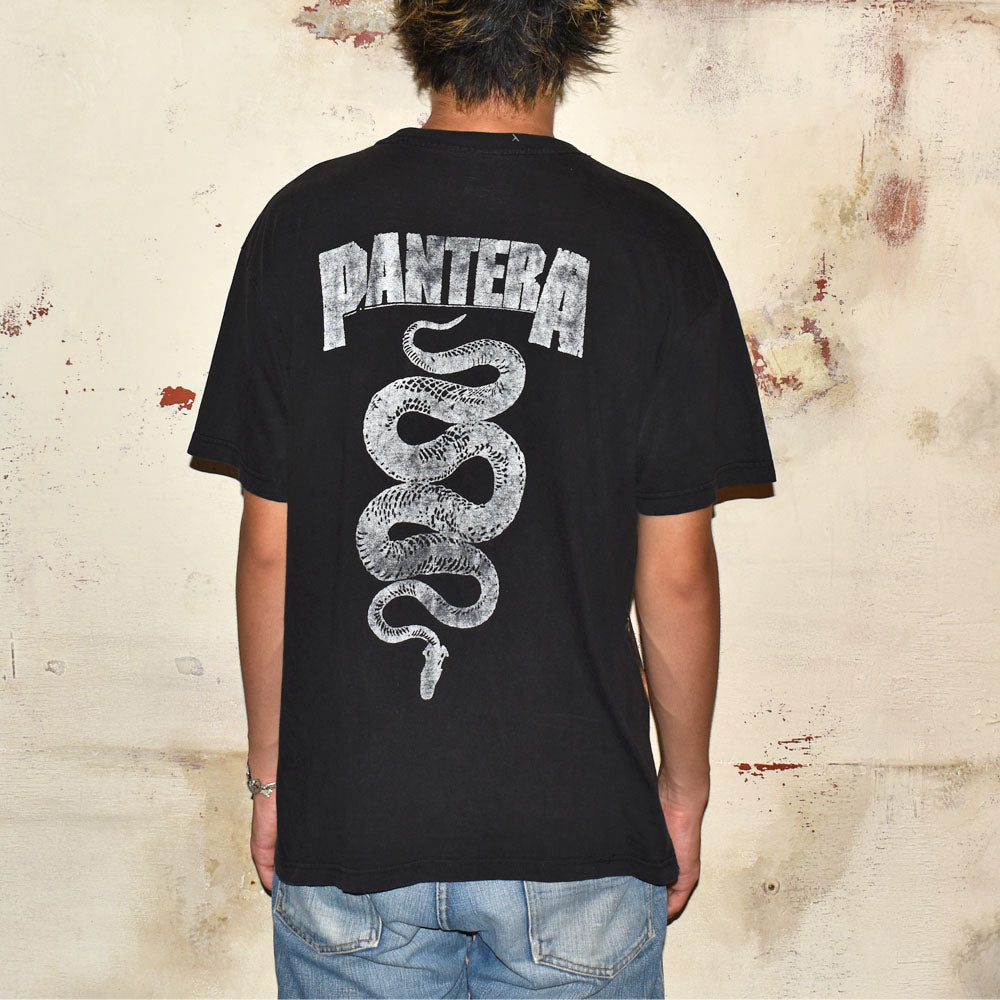 Y2K “PANTERA” 両面プリント ロック Tシャツ 250912H