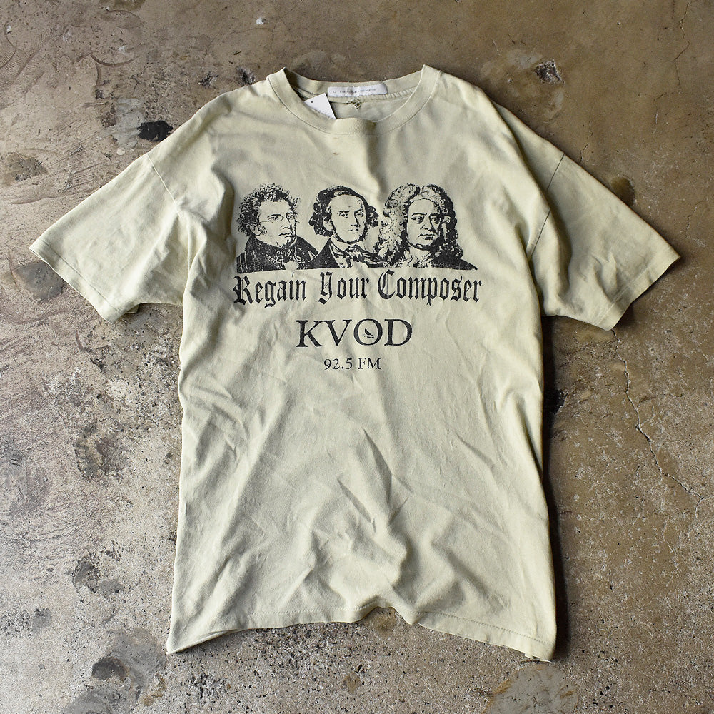 90's Schubert/Mendelssohn/Bach 音楽家 Tシャツ 250820H