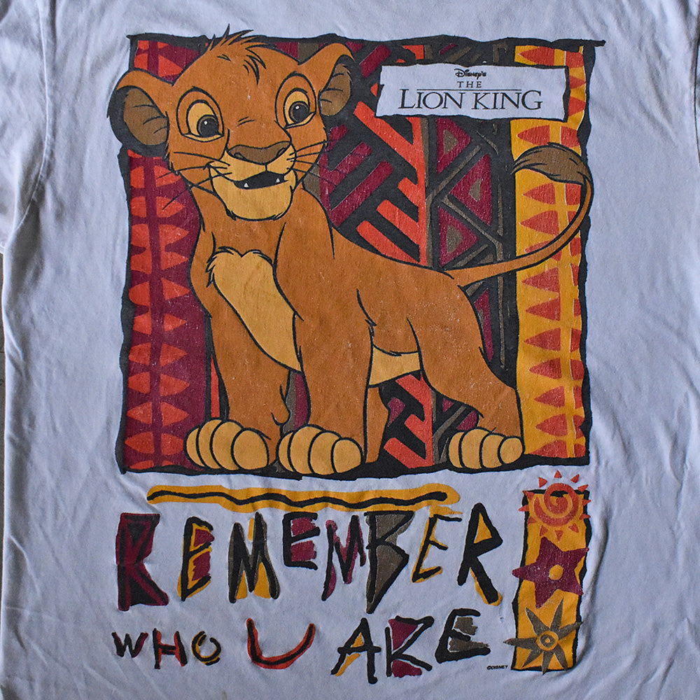 90's Disney / Lion King "Remember Who You Are" シンバ Tシャツ 240225H
