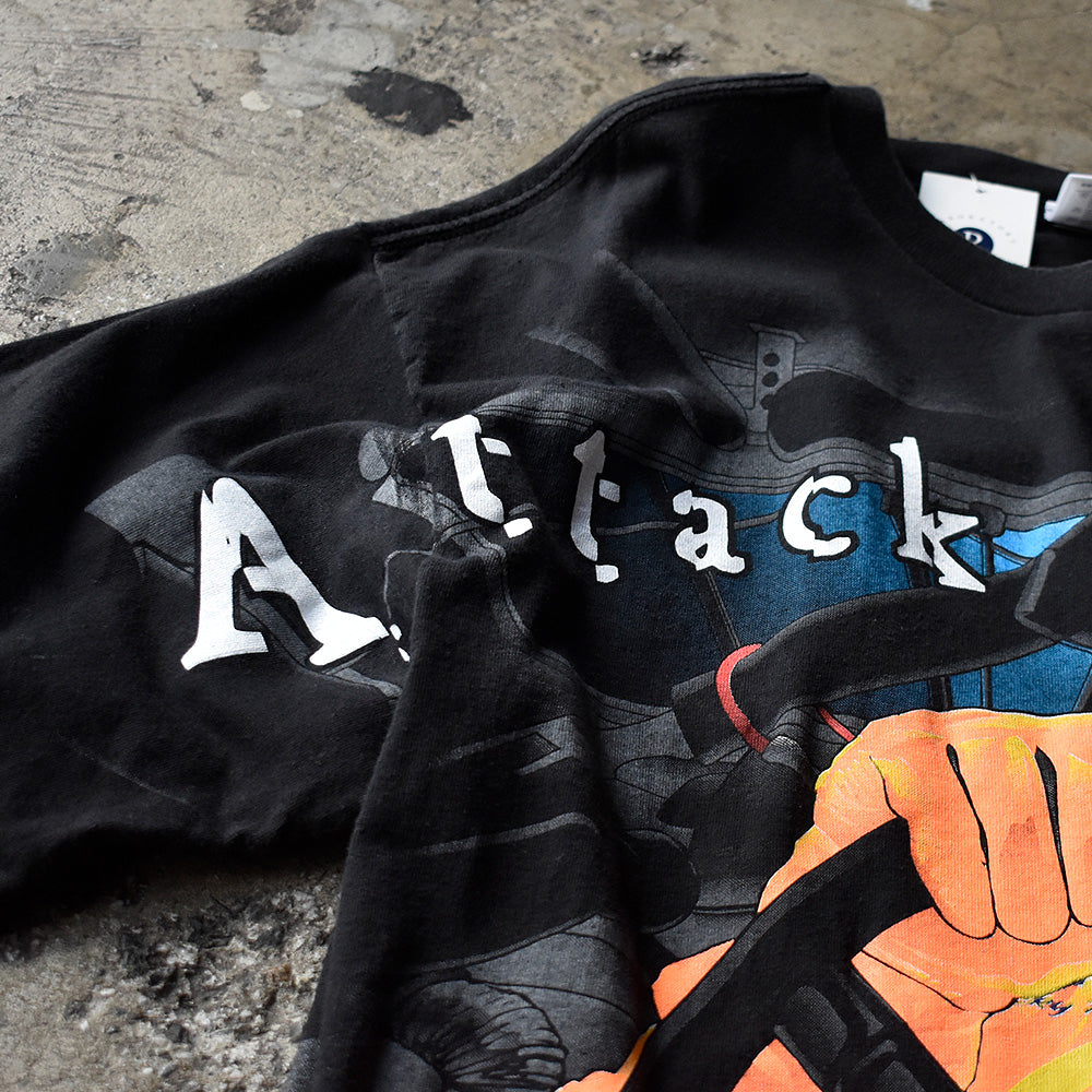 90's～ AOP！ Attack the Track “Tide” Racing Tシャツ 240726H