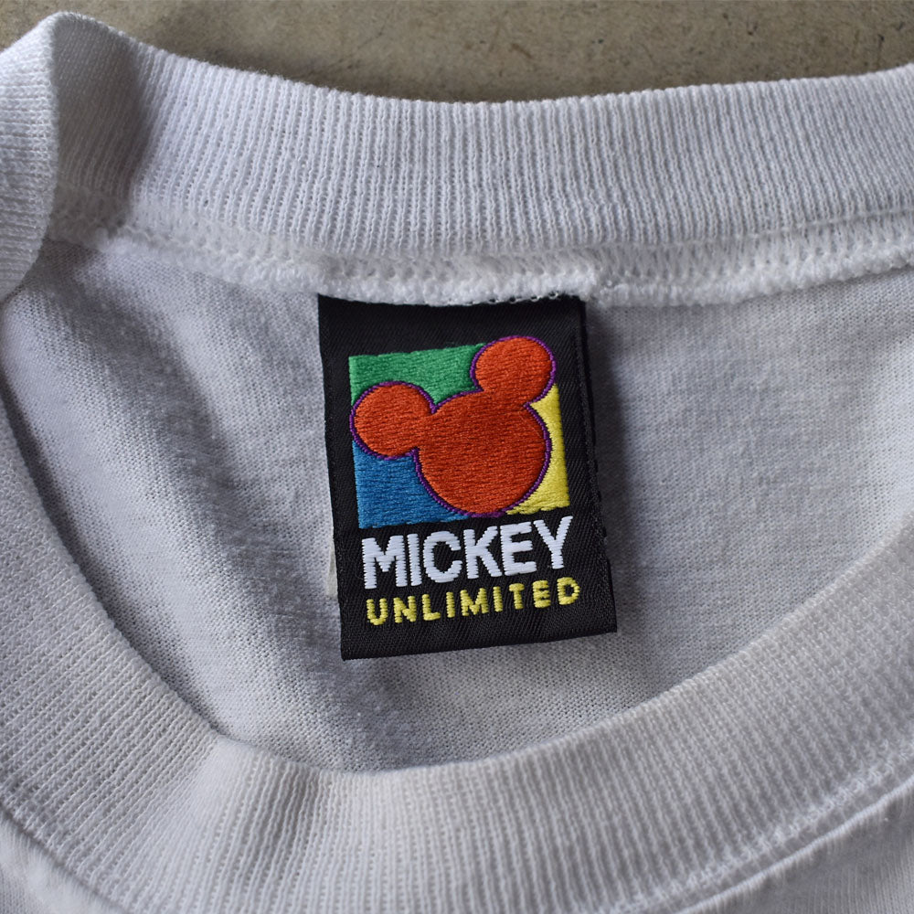 90's　Disney/ディズニー “Mickey&Minne” プリント Tシャツ　USA製　230623