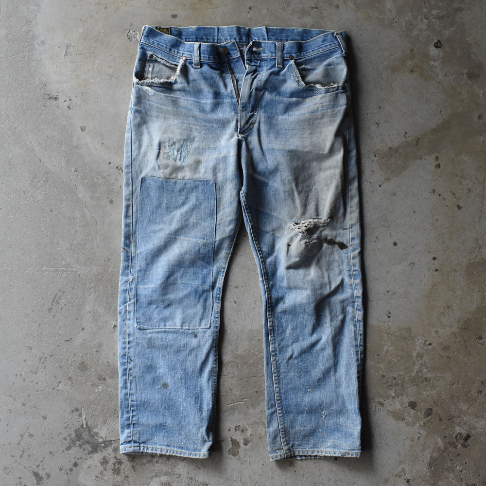 60~70's Lee 101z サイド黒タグ グランジデニムパンツ 250905H