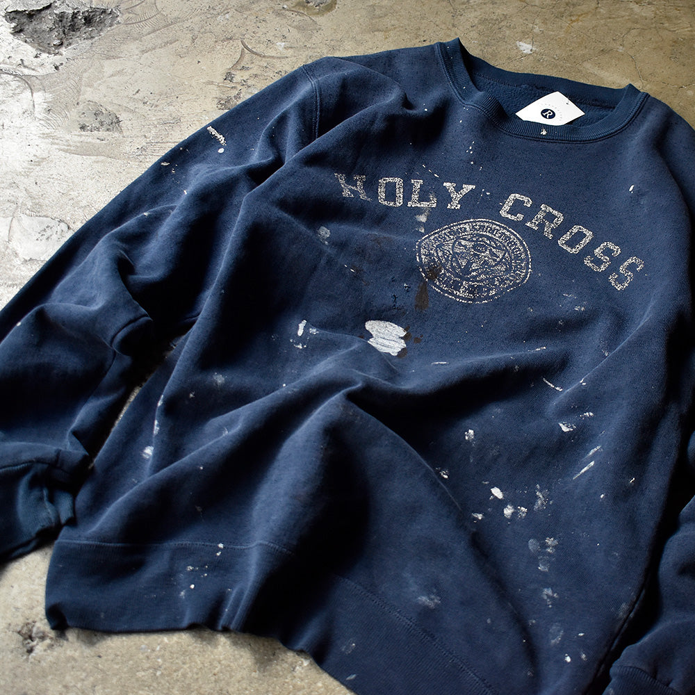 ペンキ！ “HOLY CROSS” セットインスリーブ スウェット 241202H