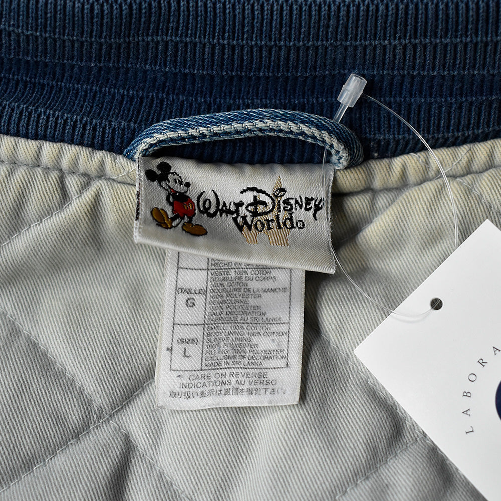 90's Disney Mickey “Fantasia” デニム切り替えジャケット 240117H