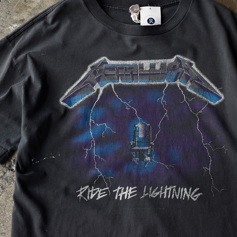 メタリカ Ride The Lightning ジャケットプリント Tシャツ 2000年代初頭 古着