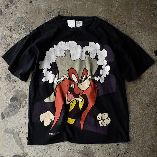 90's Looney Tunes "ヨセミテ・サム" 海外アニメ キャラ Tシャツ USA製 230823H