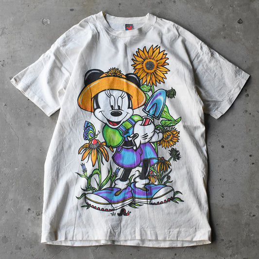 90's Disney ”Minnie” キャラ Tシャツ USA製 240813