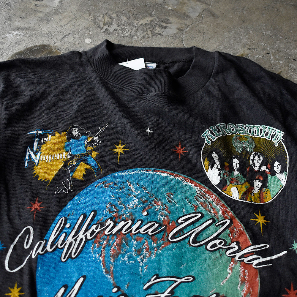 70's-80's “California World Music Festival” Tシャツ 240828H