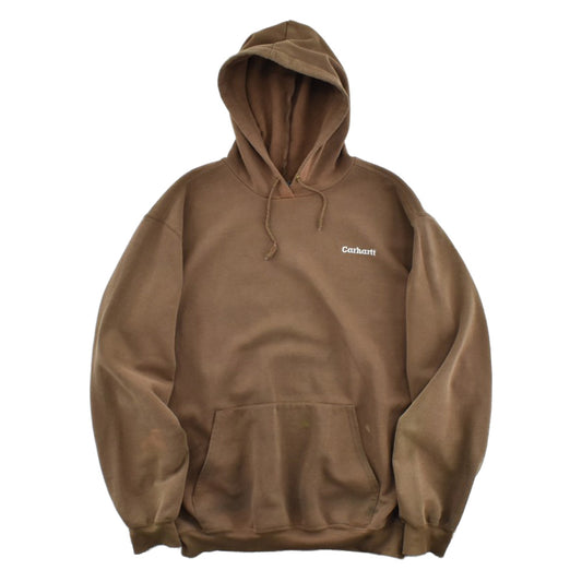 Y2K Carhartt 刺繍ロゴ フェード スウェットパーカー 260929H