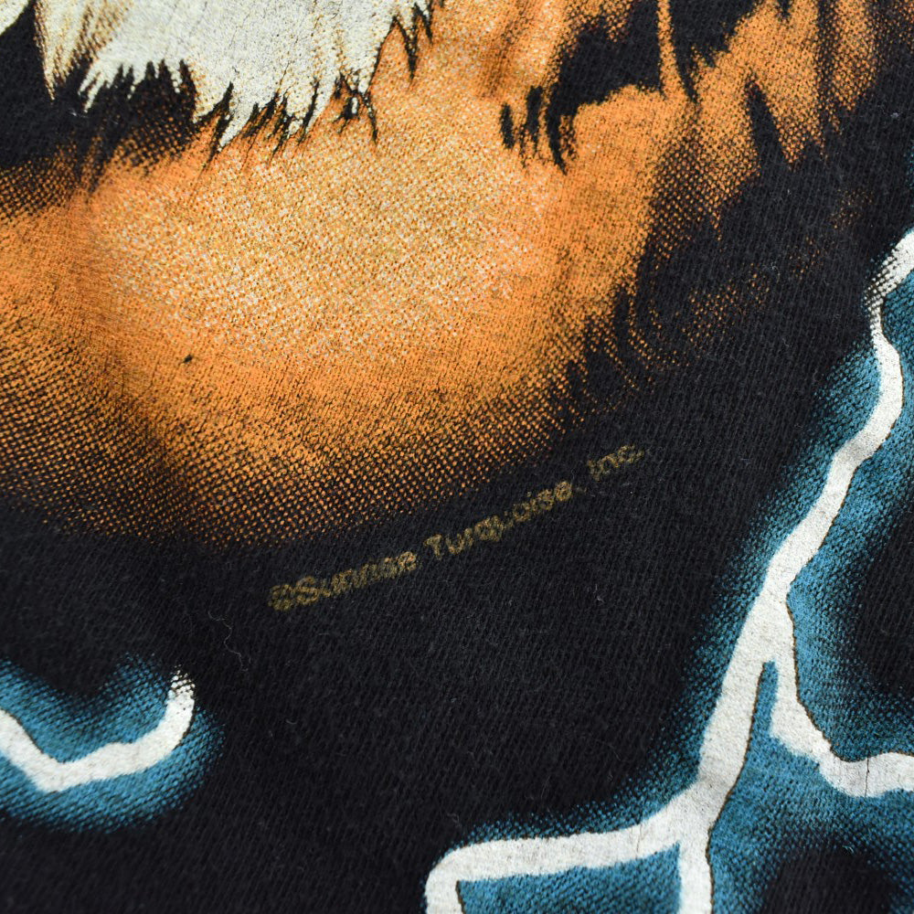 90's American Thunder "稲妻＆タイガー" アニマルTシャツ 260731H