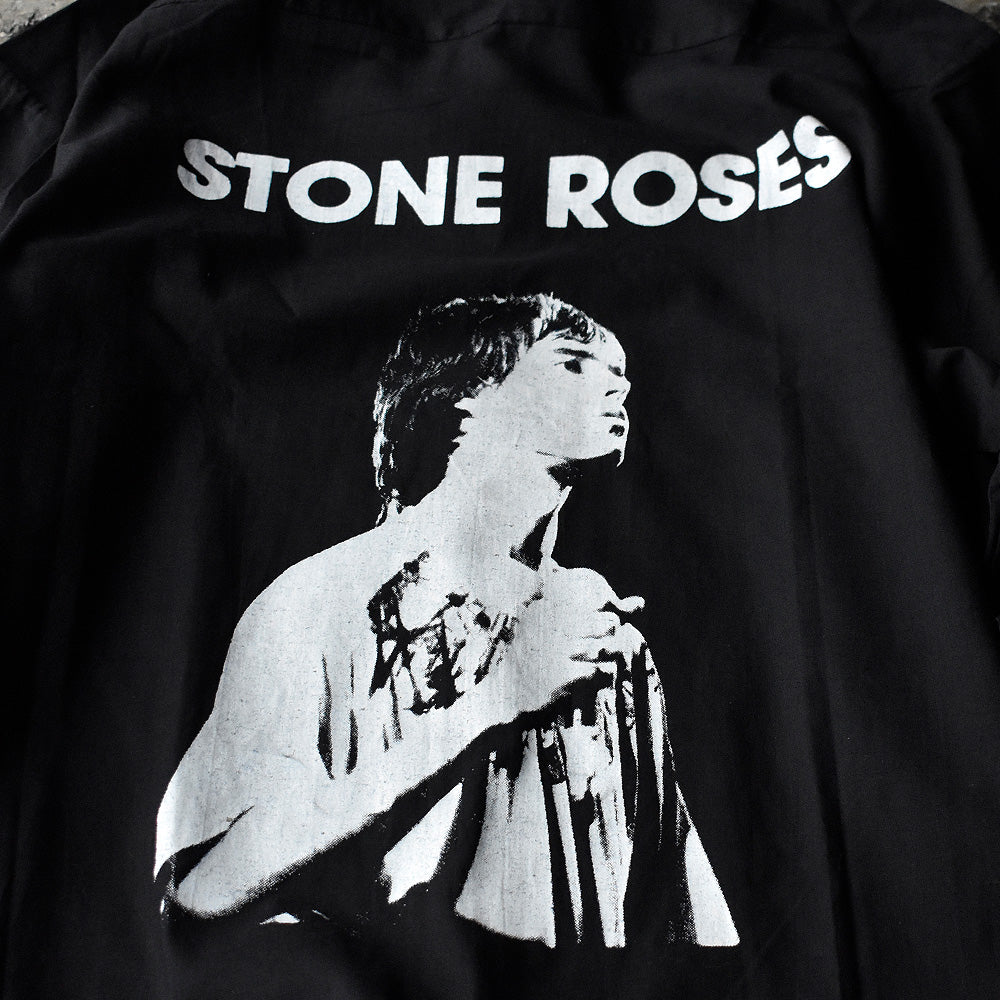 90's デッドストック！ THE STONE ROSES “Ian Brown” コットンシャツ Euro製 240930H
