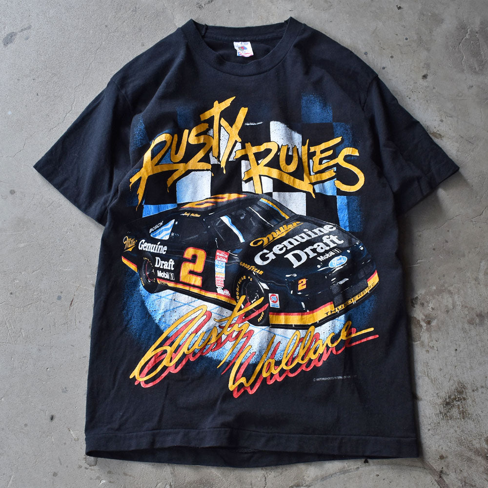 90's　NASCAR “Rusty Wallace/ラスティ・ワレス＃2” レーシング Tシャツ 　230629