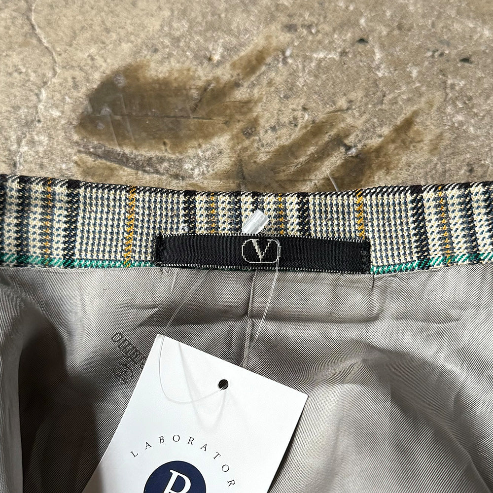 90's valentino UOMO チェック柄 テーラードジャケット Italy製 240313H