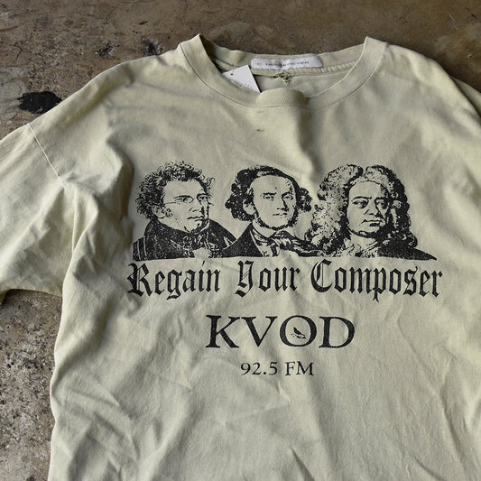 90's Schubert/Mendelssohn/Bach 音楽家 Tシャツ 250820H