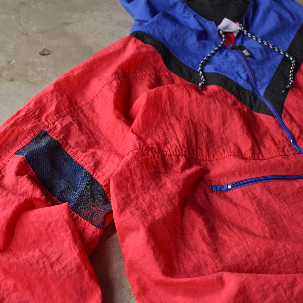 80’s NIKE ハーフジップ ナイロンプルオーバー 240528