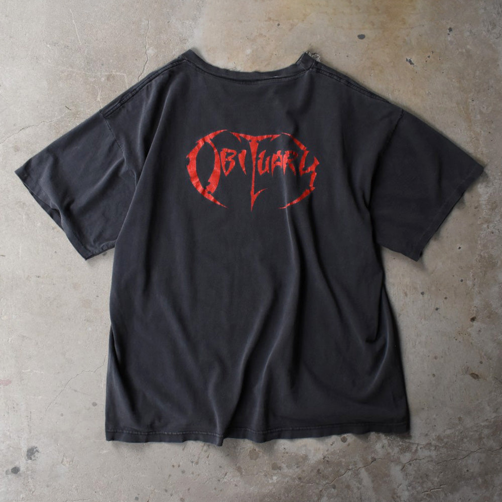 90’s Obituary 1st "Slowly We Rot" デスメタル ロックTシャツ  251114H