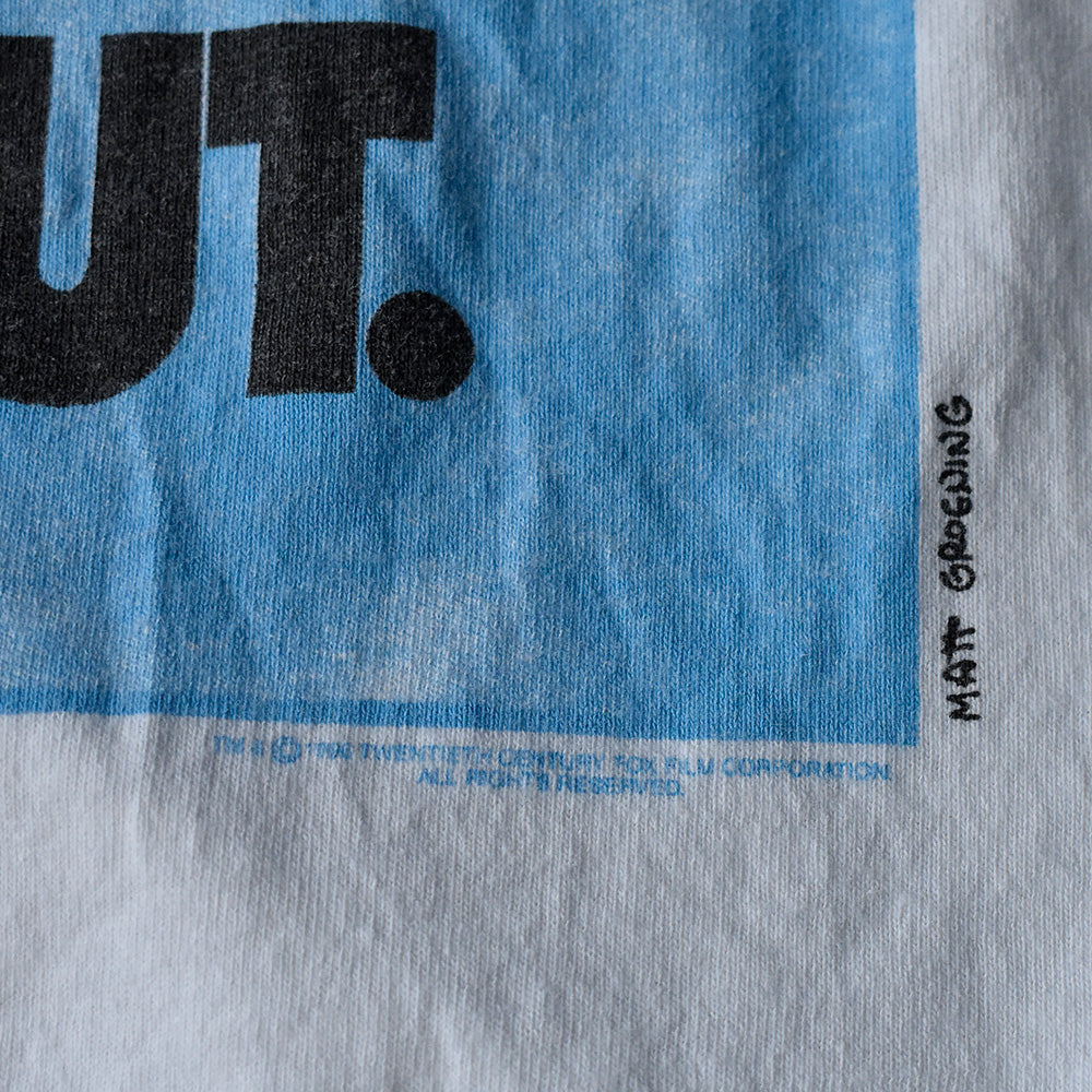 90's　The Simpsons/シンプソンズ　"JUST DONUT."　Just do itパロディ！Tee　USA製　230829H